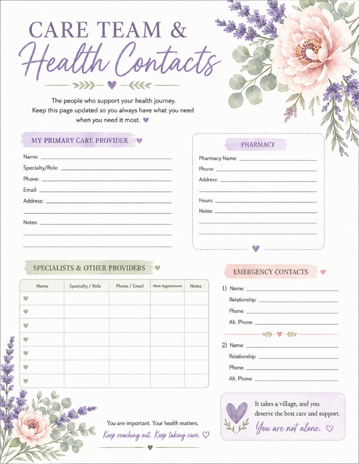 Kindly Stubborn Chronic Illness Planner - Physical Edition Available on Amazon