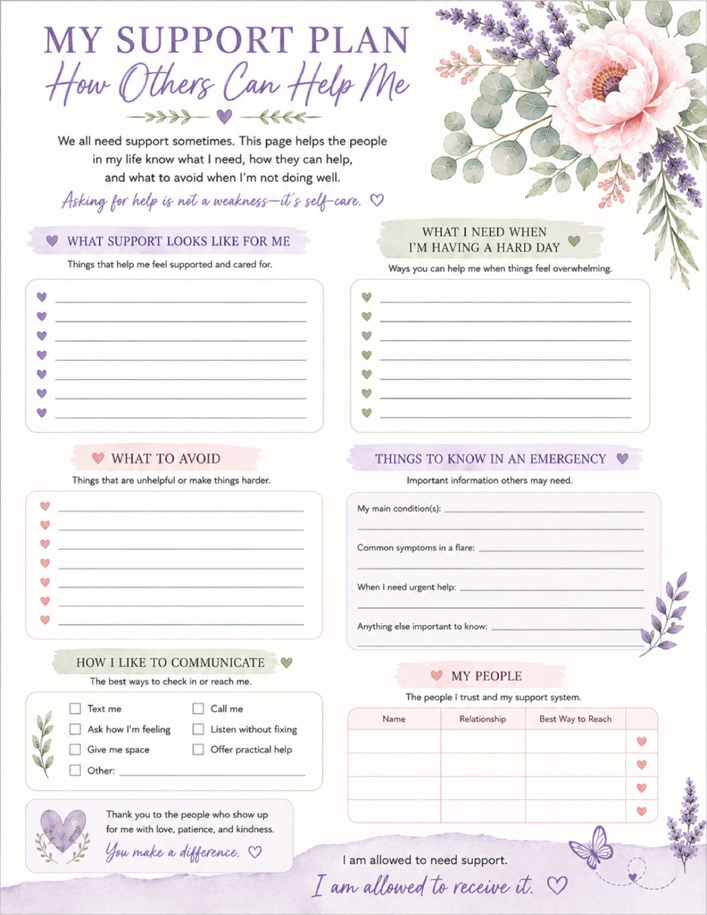 Kindly Stubborn Chronic Illness Planner - Physical Edition Available on Amazon