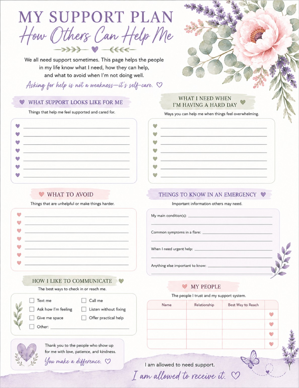 Kindly Stubborn Chronic Illness Planner - Physical Edition Available on Amazon