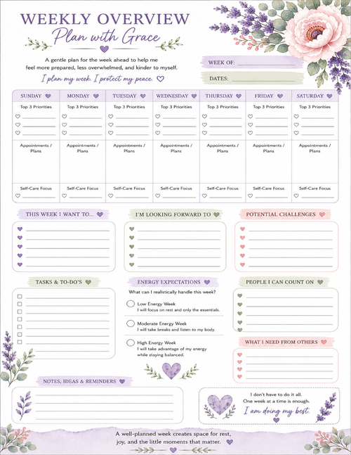 Kindly Stubborn Chronic Illness Planner - Physical Edition Available on Amazon