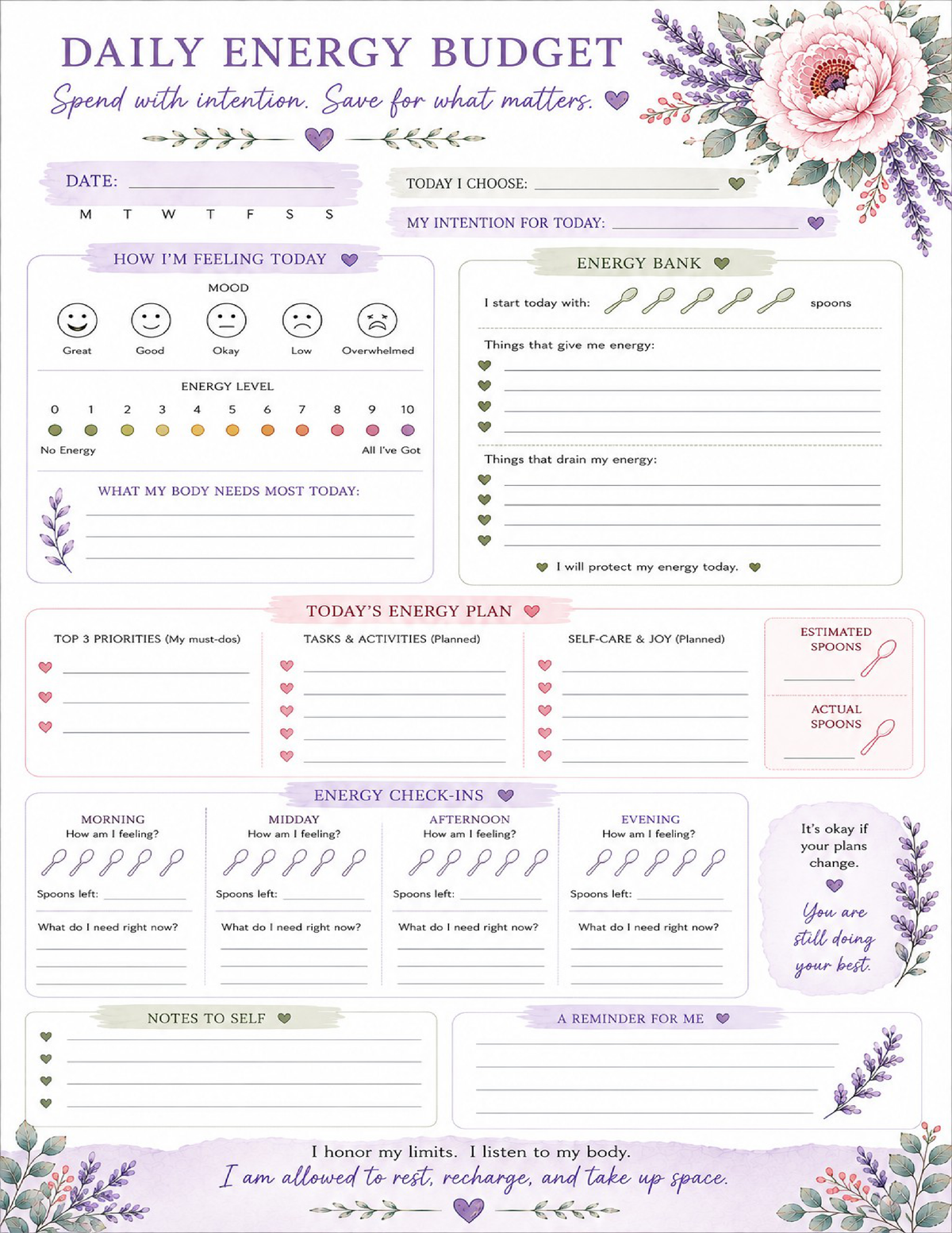 Kindly Stubborn Chronic Illness Planner - Physical Edition Available on Amazon